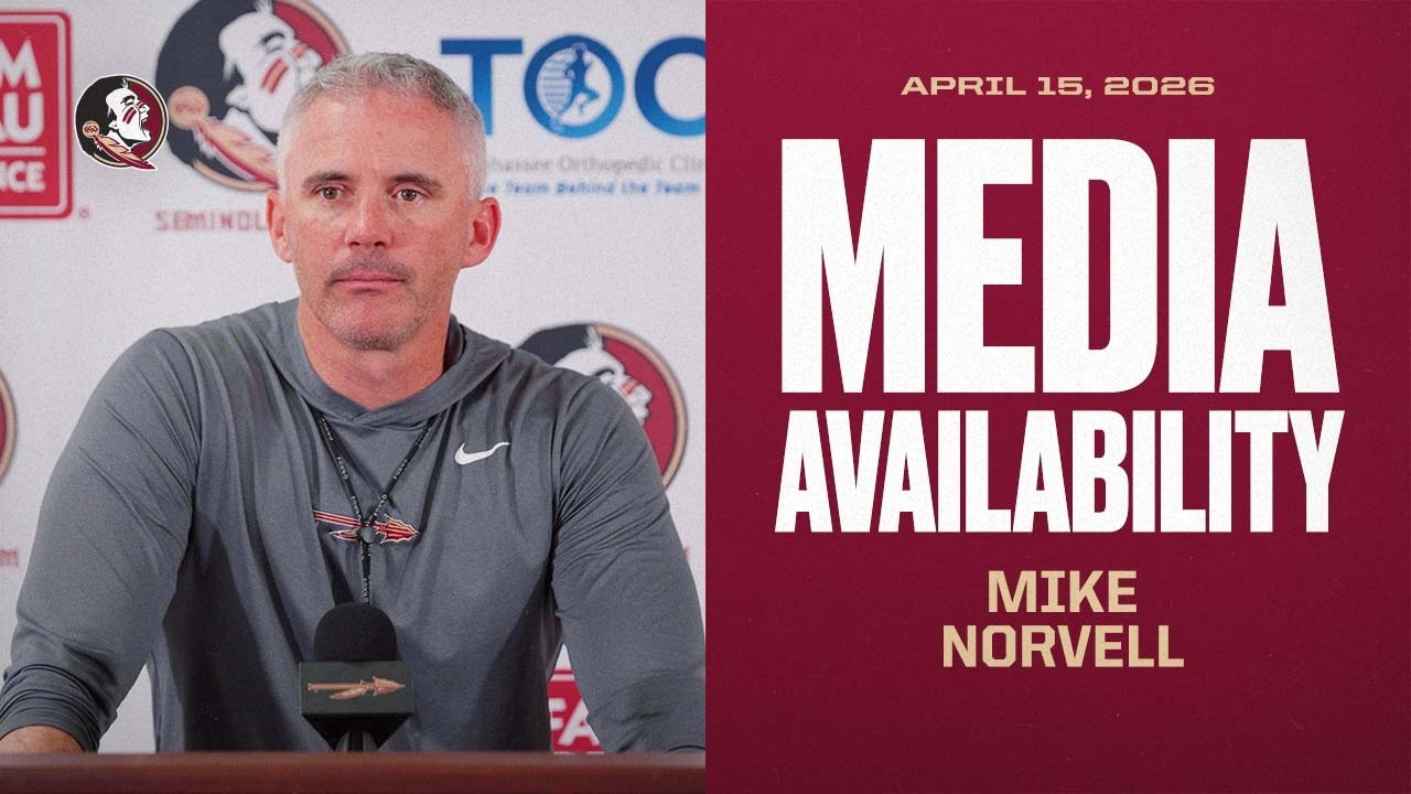 Image related to FSU Football | HC Mike Norvell Post-Practice Media Availability