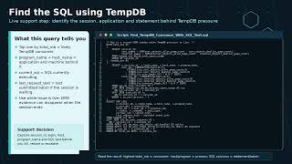 Temp DB full SQL Troubleshooting Tutorial