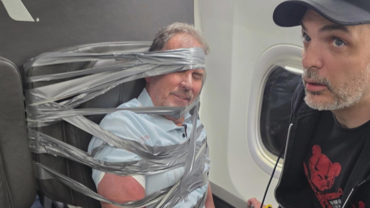 Heroes Who Duct-Taped Unruly Plane Passenger Speak Out