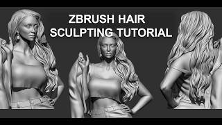 How to Sculpt Hair in ZBrush | Hair Sculpting Tutorial