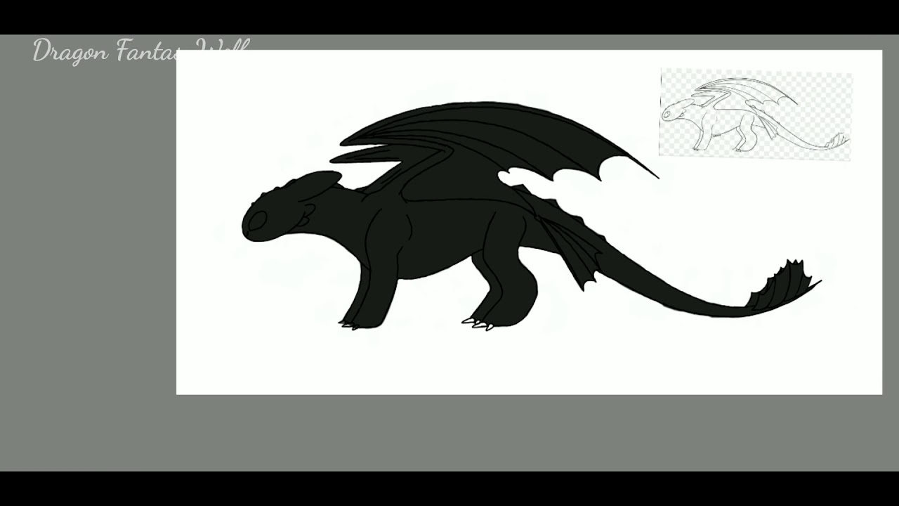 My dragon OC Speedpaint
