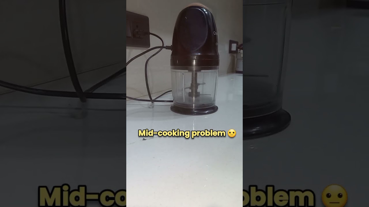 Electric tools are great.But smart kitchens always have a backup ⚡➡️🤍.