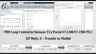 PID16 - Siemens PID06b - Z-Transfer - PLC PID Control a Process Model Running in Matlab Simulink