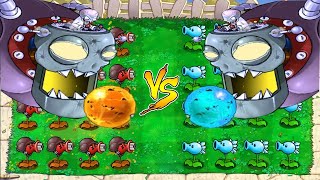 Plants vs Zombies Hack - Dr. Zomboss FIRE vs Dr. Zomboss ICE