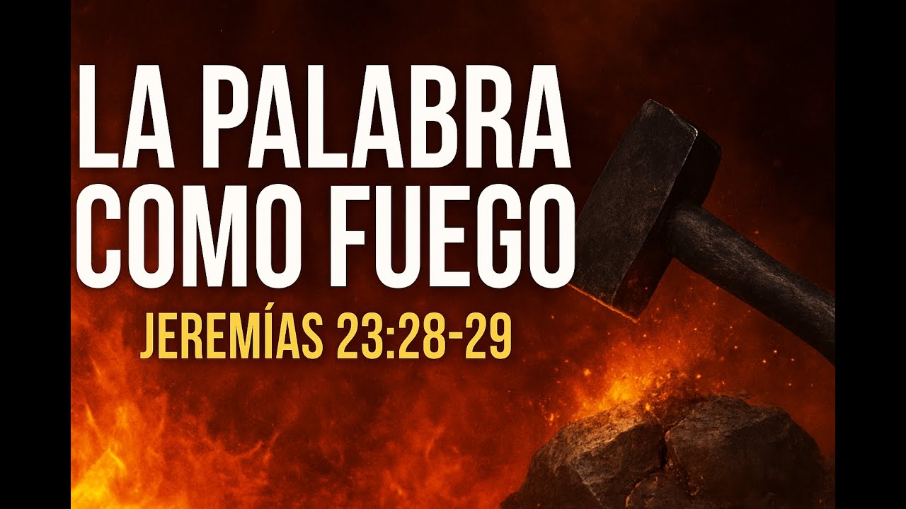La Palabra Como Fuego | Sermón Completo | Jeremías 23:28-29 | Pastor ...