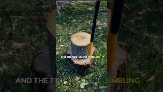 Firewood Splitting Simulator is a browser physics toy where you swing an axe and split logs