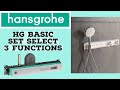 Hansgrohe Thermostat | HG basic set select 3 functions #Hansgrohe