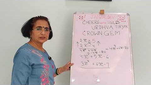 Vedic Mathematics Sutra :Multiplication of Polynomials by Polynomials