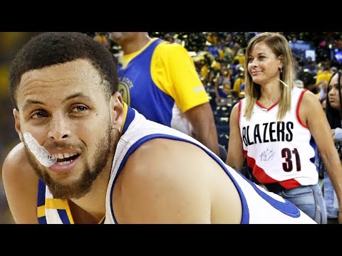 Stephen Curry Reacts To His Mom Supporting Portland Trail Blazers