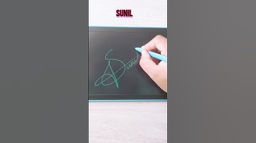 Sunil Name Signature 😍 Comment your name for signature 😊
