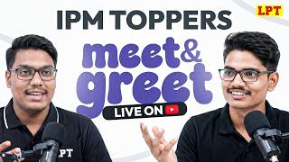 Live Interaction with IPMAT Toppers | Ask Anything &amp; Learn real strategies used by toppers