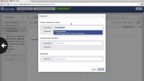 How To Promote A Facebook Page Post In Power Editor