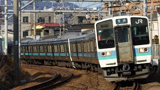 [4K60p]完全に廃止された211系中央線立川口 営業列車乗入れ