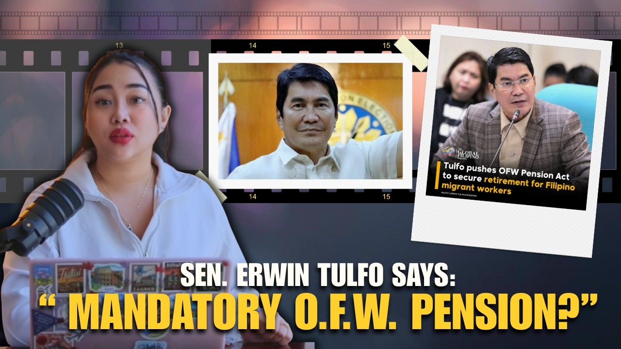 Sen. Erwin Tulfo Pushes OFW Pension Act!  LIVESTREAM