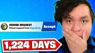 After 1,224 Days... He Came Back to Fortnite...