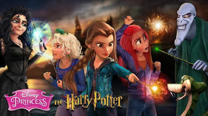 Disney Princesses in Harry Potter They protect Hog...