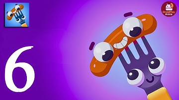 Fork N Sausage Gameplay Walkthrough | Mobile Puzzle Challenge |  Droid Play Arena | Episode-06