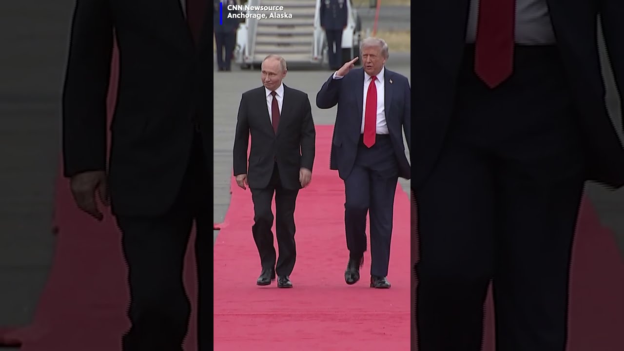 Trump And Putin Shake Hands In Alaska Before Their Summit On The War Ukraine