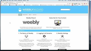 Weebly Tutorial - Footers
