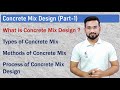 Concrete Mix Design | Part-01 | Technical Civil