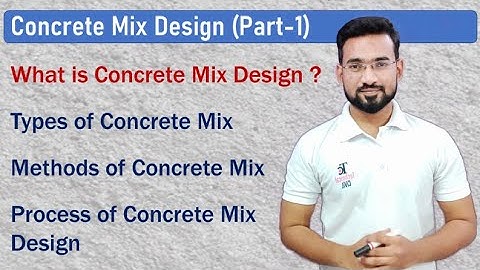 Concrete Mix Design | Part-01 | Technical Civil