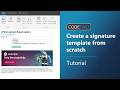 CodeTwo tutorial: Create a professional email signature template from scratch