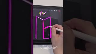 Designing Klem’s Name Logo #logo  #logodesign #youtubeshorts