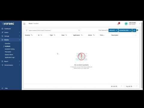 Virsec's Allowlisting Using