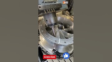 Autodesk Powermill 5 axis machine work #delcam #5axismachining