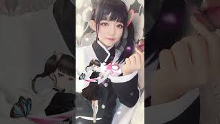 Demon slayer girls singing Simpapa Polyupila [cosplay]