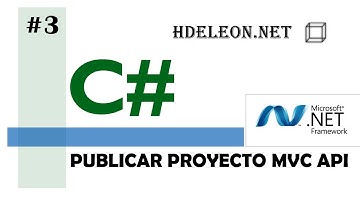 Curso de C# .NET | Publicar proyecto, configurar IIS | #3