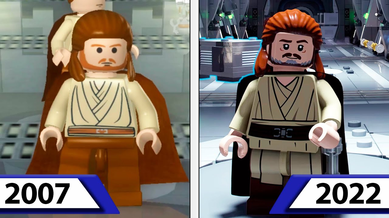 Lego Star Wars: The Complete Saga 2007 VS The Skywalker Saga 2022