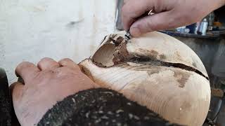 Woodturning Beautiful ash, stunning copper leaf and a crack by Richard West Woodturner 421 views 1 month ago 15 minutes