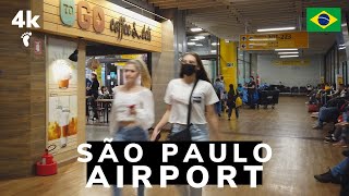 [4K] Arriving and walking from the aircraft to the passenger terminal.Guarulhos Airport.São Paulo.🇧🇷