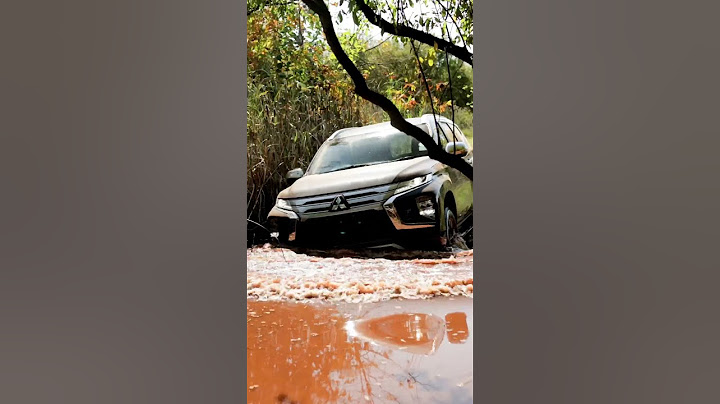 Mitsubishi Pajero Sport in Action
