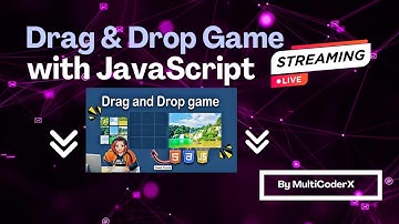🔴 LIVE: Drag & Drop Game 🎮 with JavaScript | Fun & Easy Tutorial for Beginners 🎮🔥