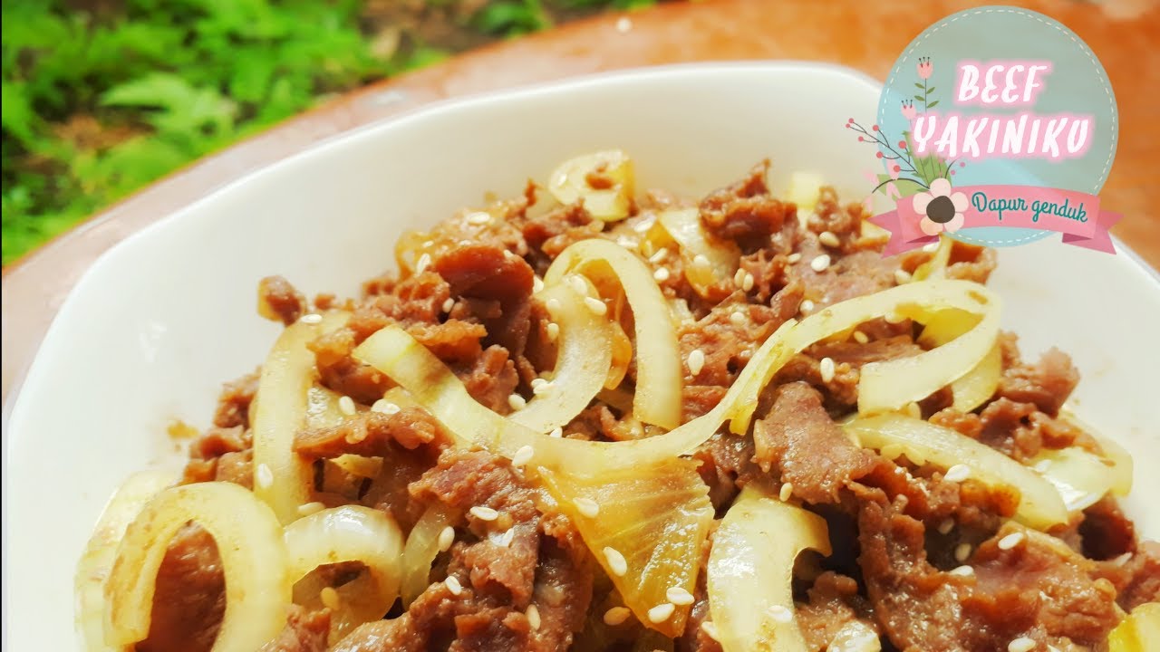 BEEF YAKINIKU HOKBEN ala rumahan||resep masak daging cepat ...