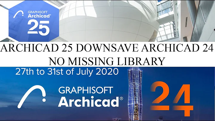 Archicad 25 | Archi. 25 down to Arch. 24 No Missing Library