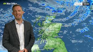 Showers easing,  Scotland weather forecast Met Office - 010826