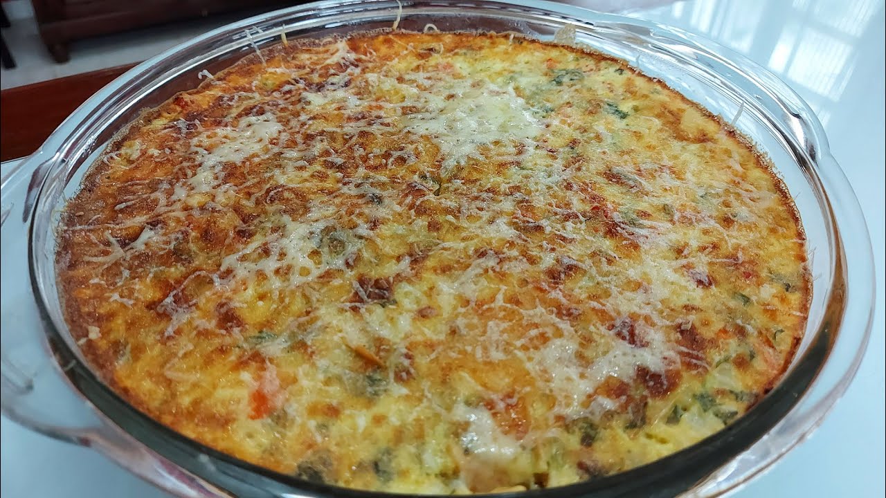 Essa Torta de Repolho com Carne Moída Fica muito Leve e Saborosa!