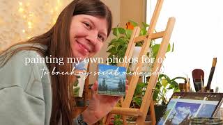 Replacing Social Media With Painting for 7 Days
