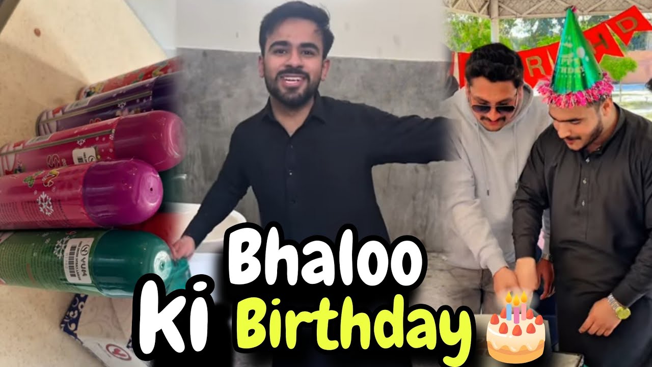 Bhaloo ki birthday celebration 🎉. Birthday At University of Wah 🎓