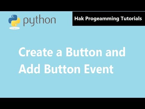 Python GUI Tutorial #3:Create Button and Add Button Event in Urdu/Hindi