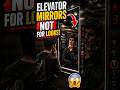 Elevator mirror for looks?? 😲 #facts #didyouknow #history #lift