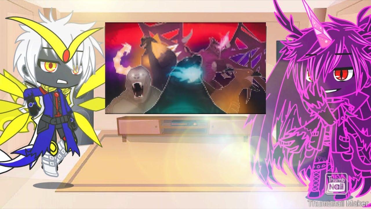 Monsterverse Kaijus react Godzilla VS Destoroyah FINALE | Animation