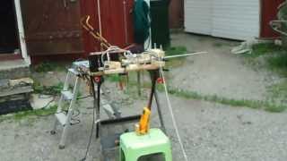 1.4kJ electrothermal gun (ETG) shooting outside