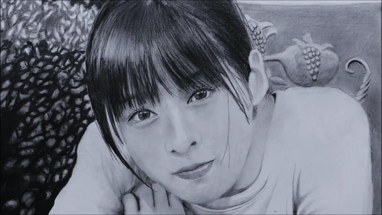 鉛筆画】森七菜 視聴者様からのリクエストより [Pencil drawing] Nana