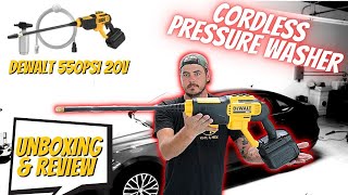 DEWALT 20-Volt 550 PSI, 1.0 GPM Cold Water Cordless Power Washer Review | Cordless Pressure Washer screenshot 1