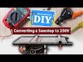 Convert Sawstop to PCS175 1.75 hp to 230V 240V Table Saw - PCS-WA-025 - how to upgrade