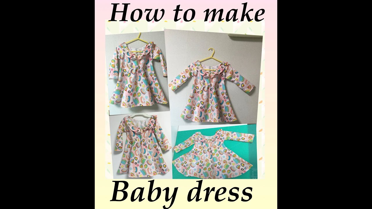 EASY WAY TO MAKE BABY DRESS YouTube